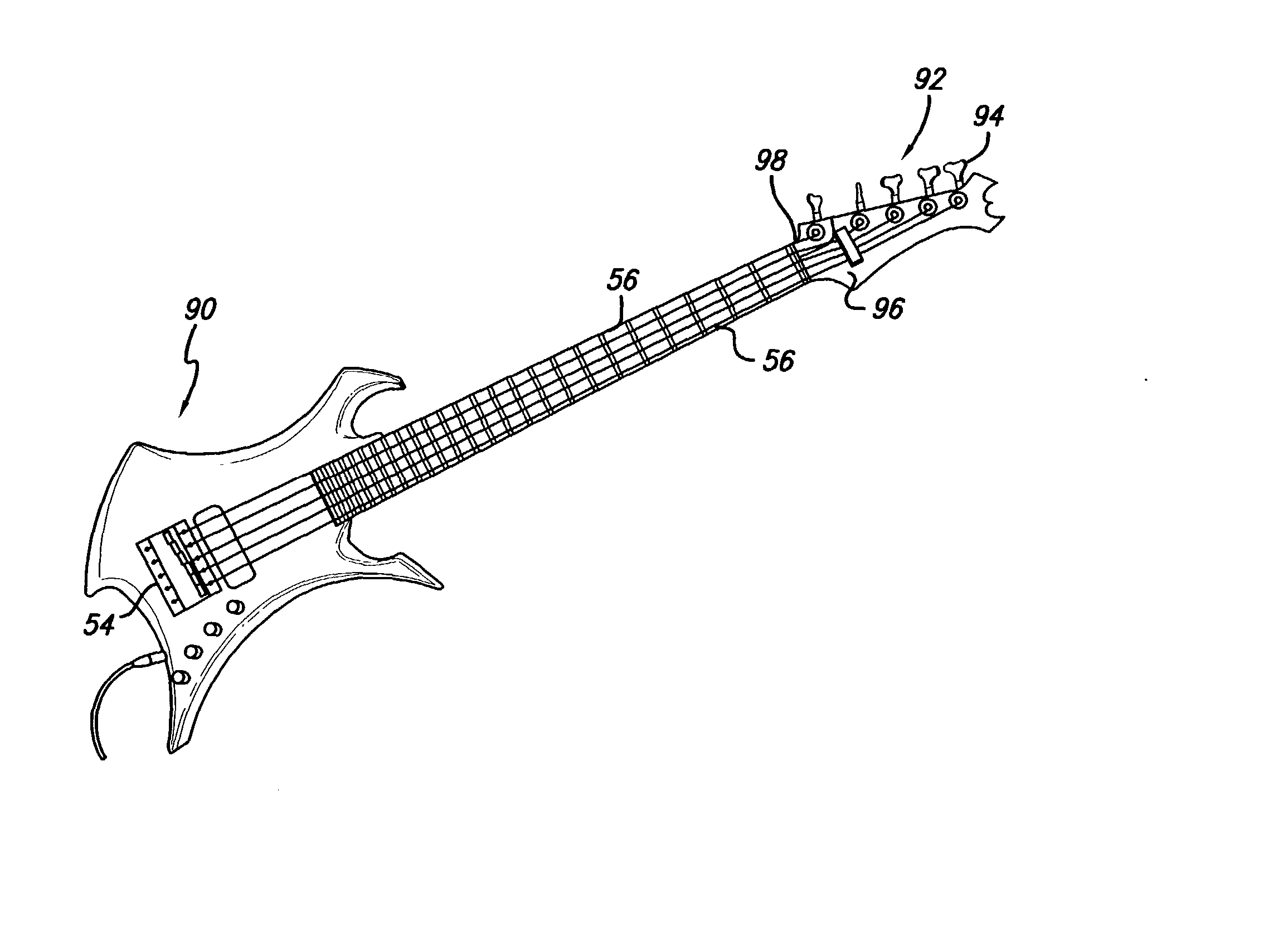 Stringed musical instruments and method therefor