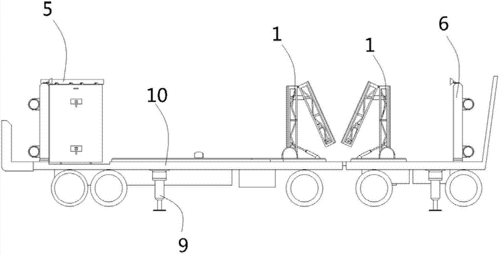 Road safe operation construction barrier structure and construction method thereof