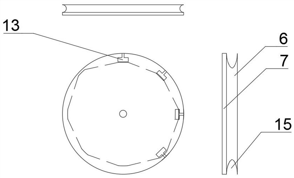 Aviation steel cable tension accurate measurement device