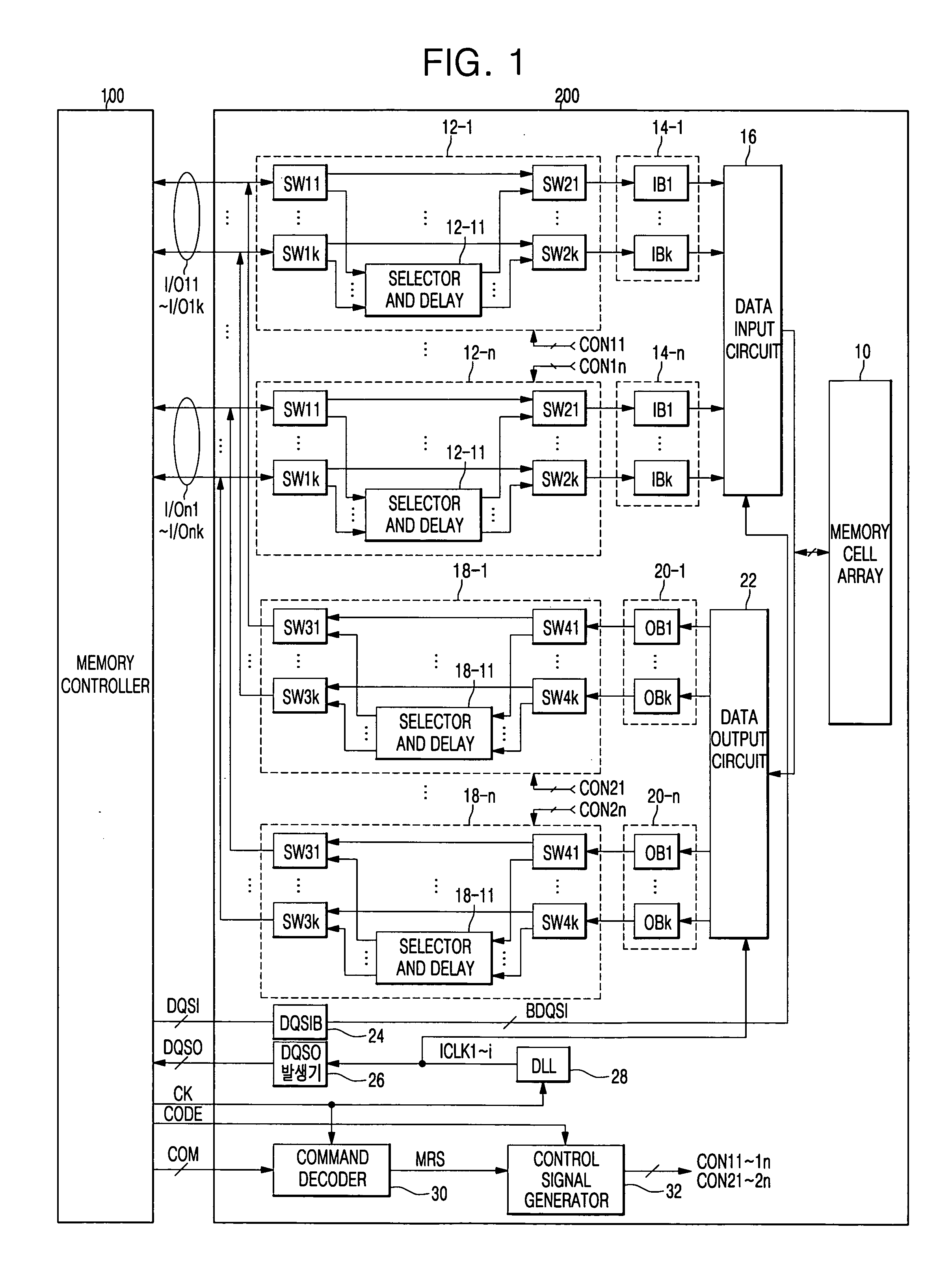 Semiconductor memory device and memory system using same