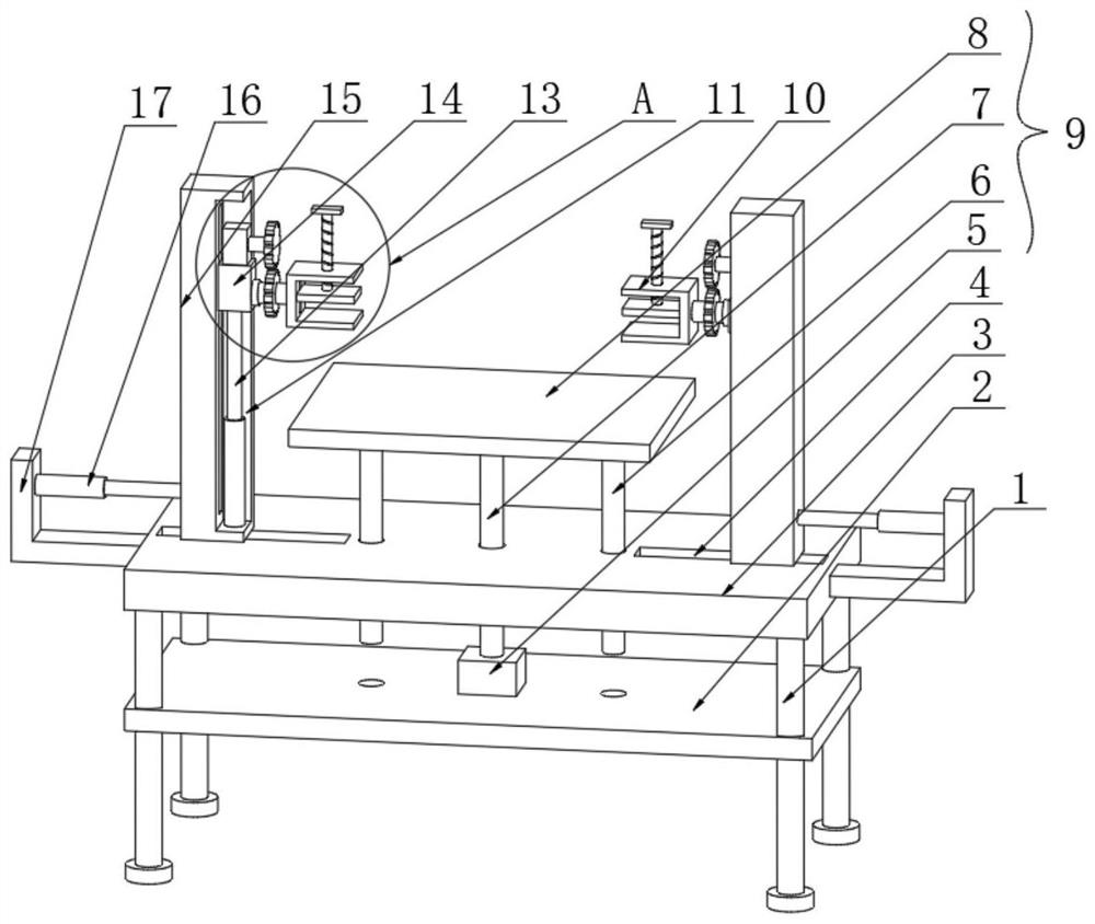 Welding fixing device for steel structural member