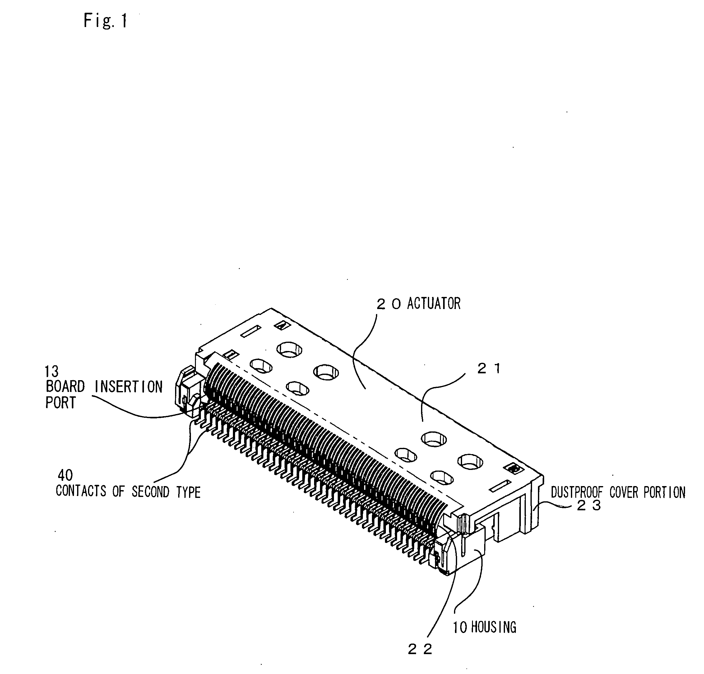 Connector for flexible substrate