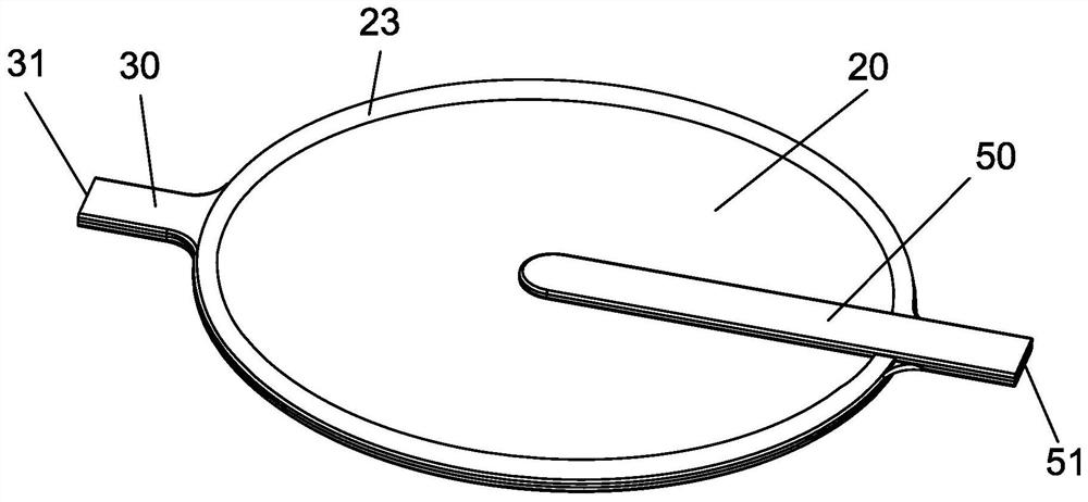 An ultra-thin microwave radiofrequency ablation heat dissipation patch