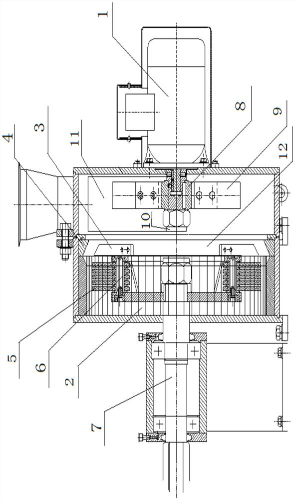 Crushing structure of anti-sticking crusher