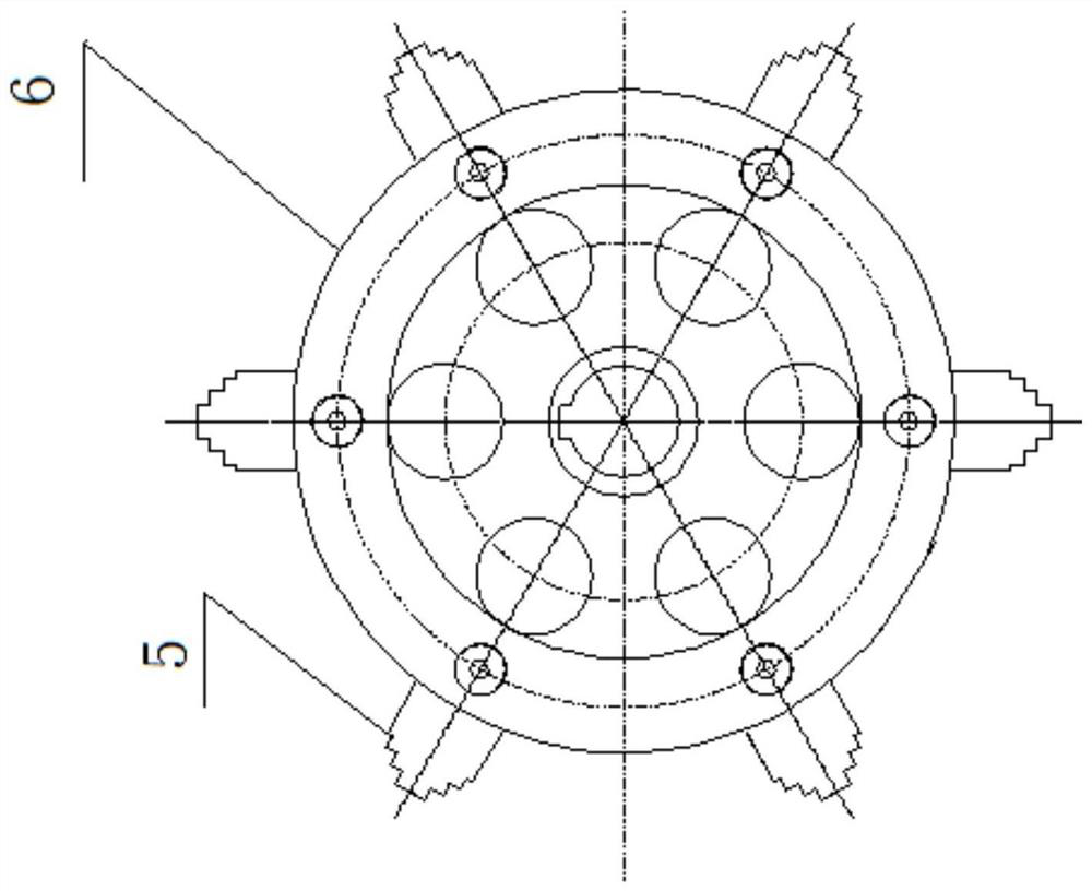 Crushing structure of anti-sticking crusher