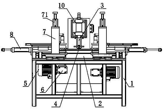 Full-automatic double-station edge drawing machine