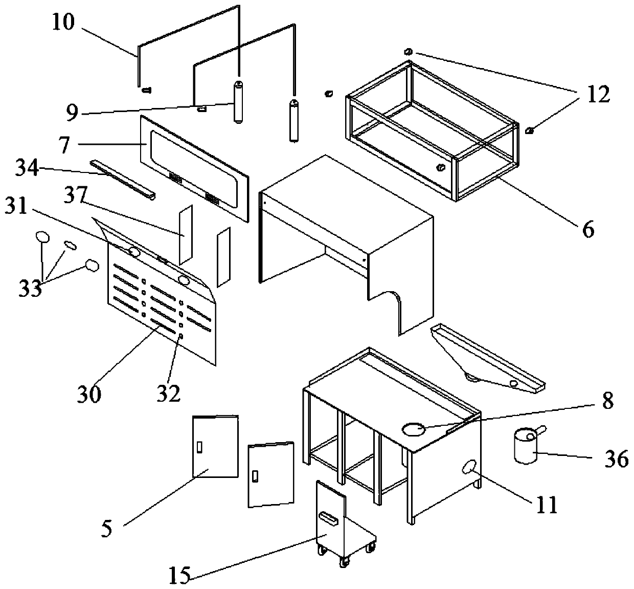 An integrated operation platform for copper concentrate sample processing