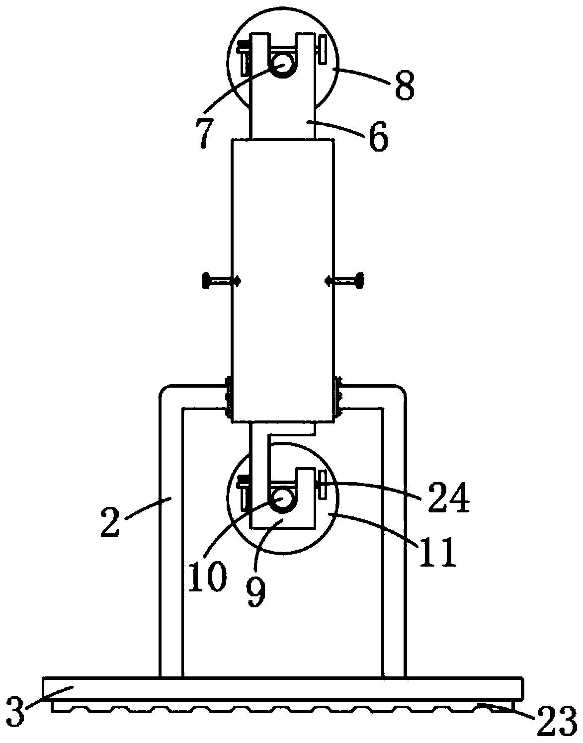 Dirt-resistant crease-resistant polyester fabric drying and shaping device