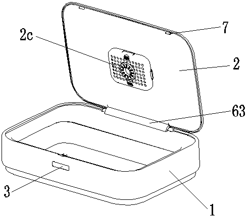 Induction type garbage can cover structure