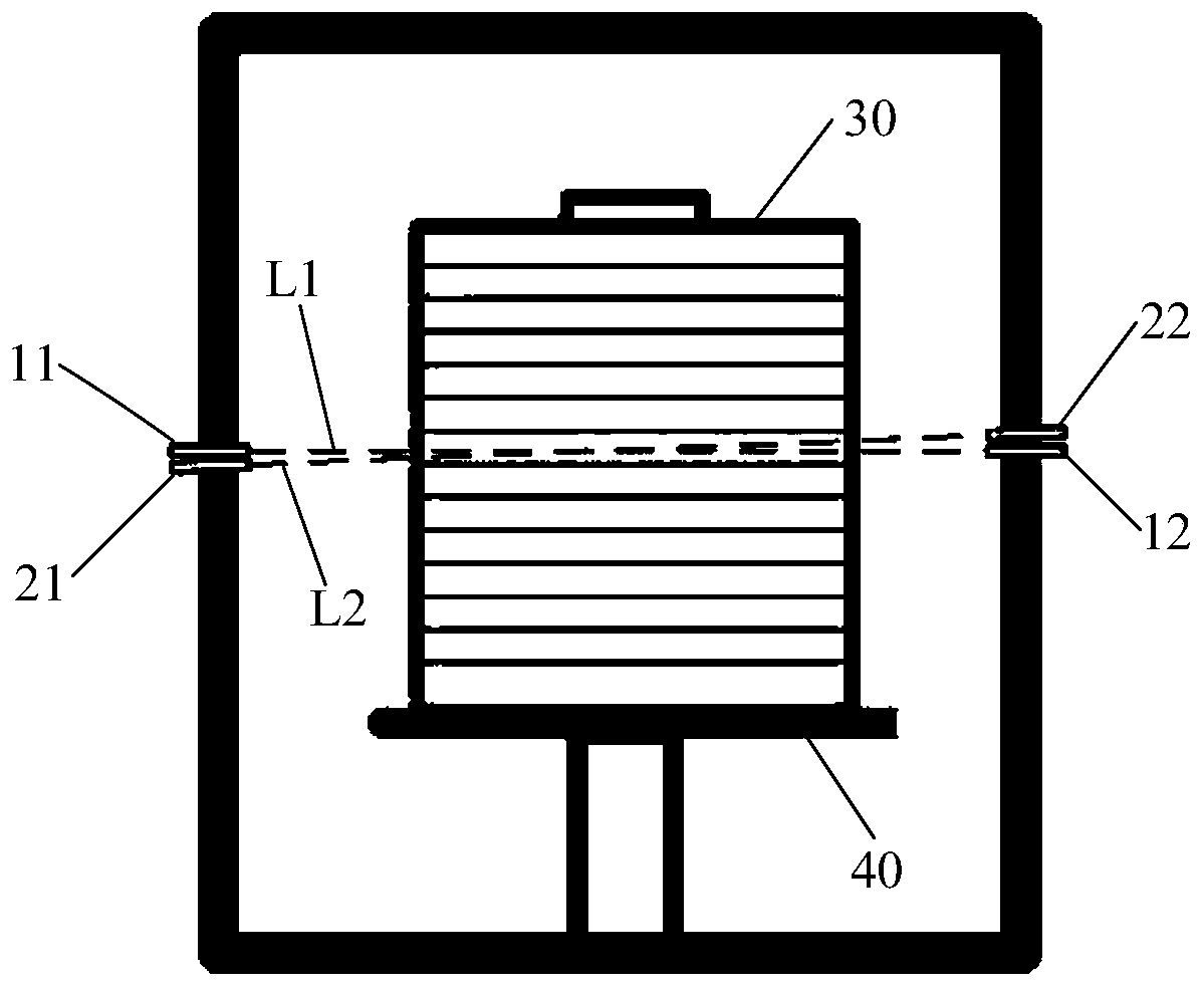 Wafer state detection device and method and wafer loading and unloading chamber