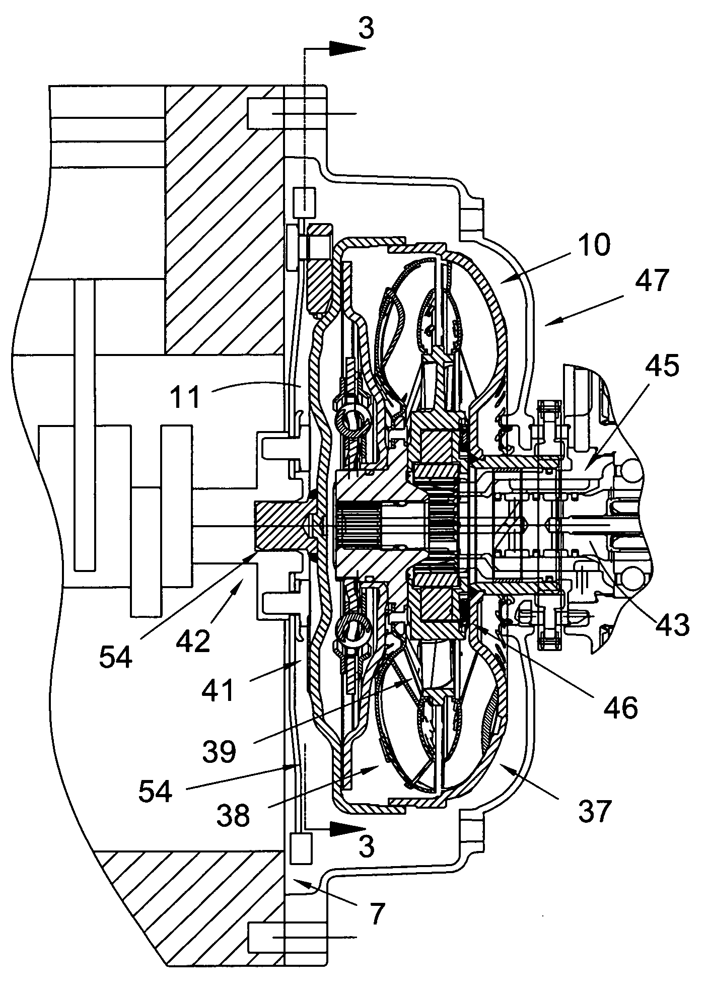 Multi-function torque converter with a sealed impeller clutch apply chamber and method of forming and operating a multi-function torque converter