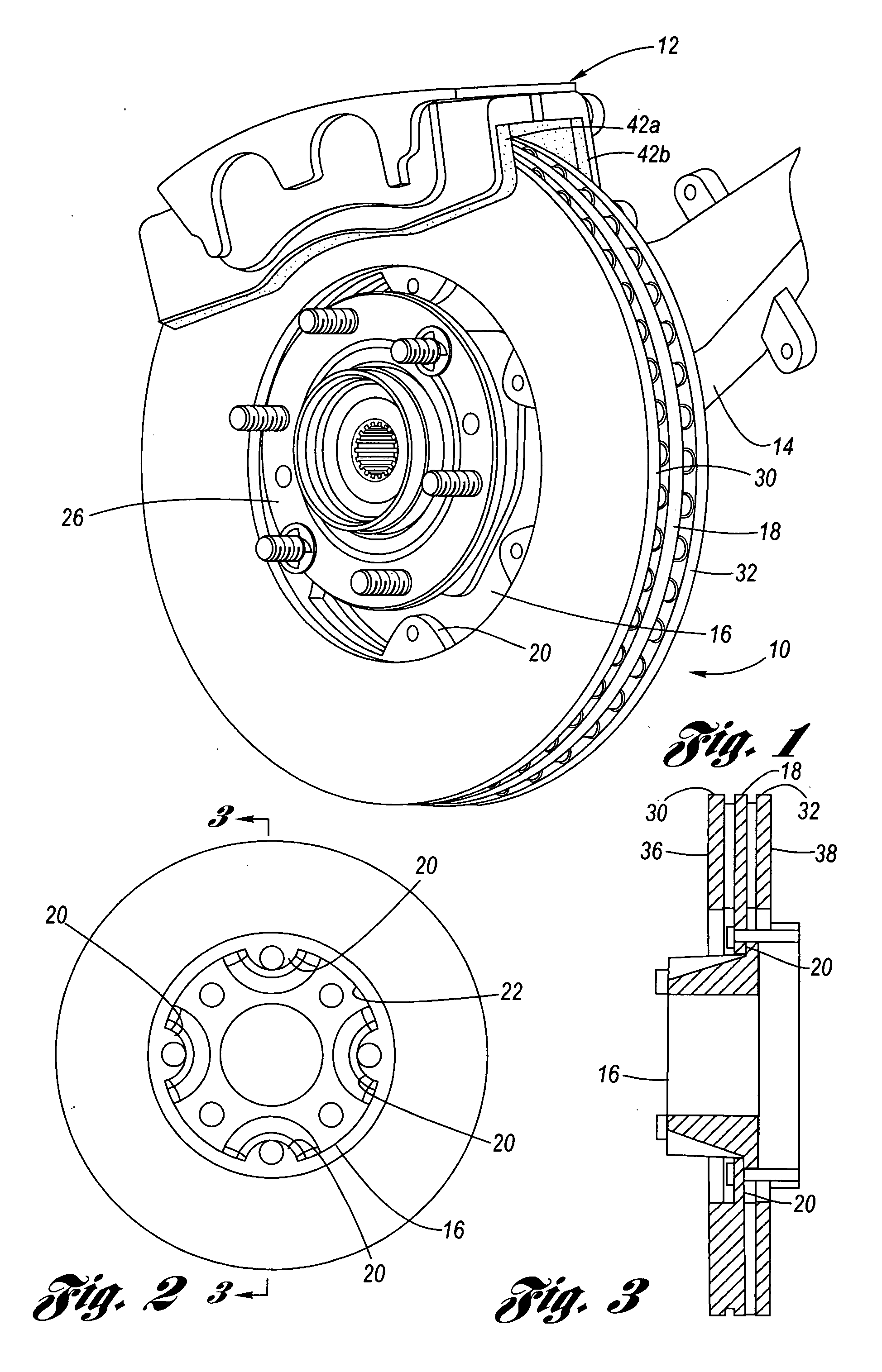 Hatless brake rotor