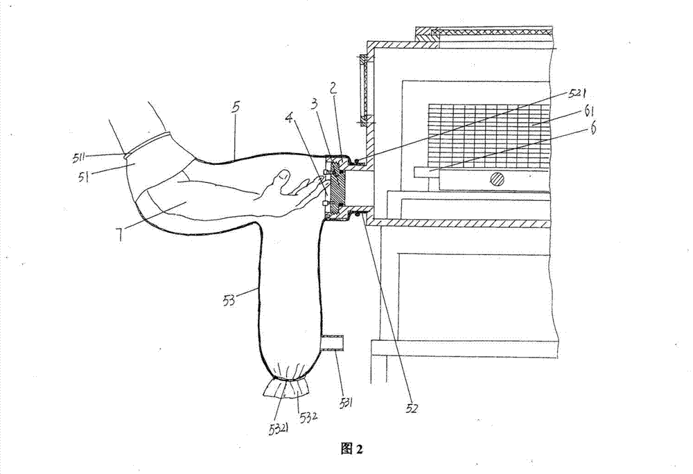 Sintering-atmosphere loss-free obstacle-removing device for ferrite-sintering furnace