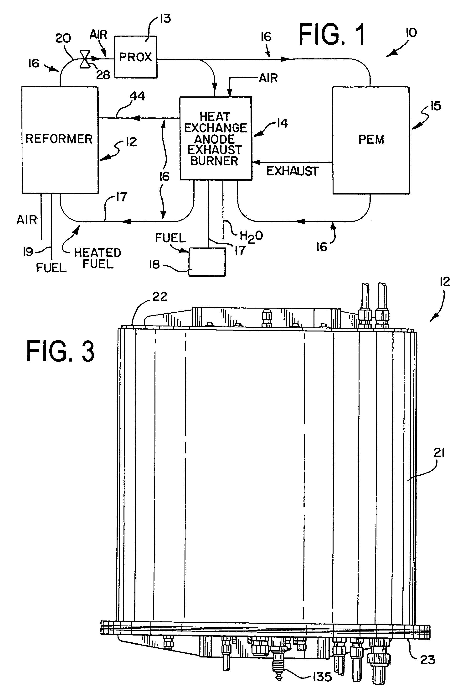 Auxiliary reactor for a hydrocarbon reforming system