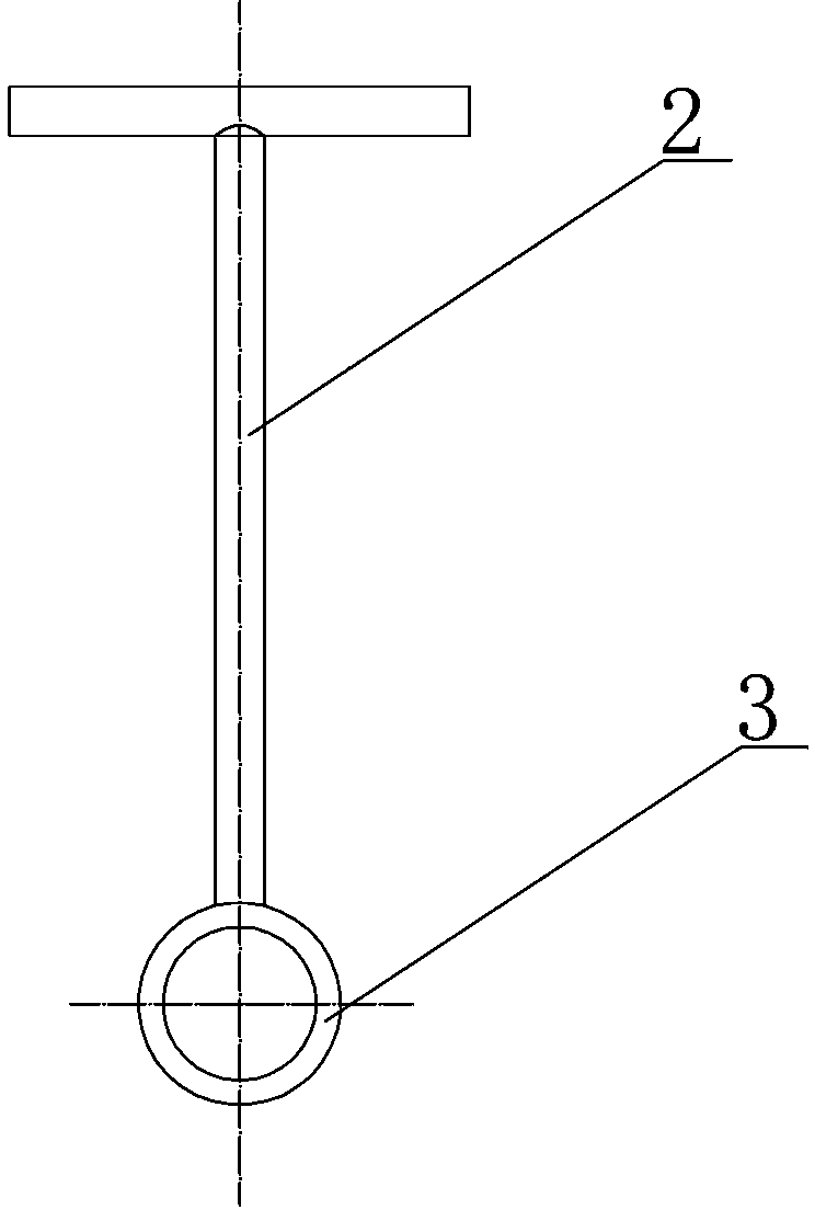 Hoisting device for overhauling jackdrill head of mining trolley and hoisting method