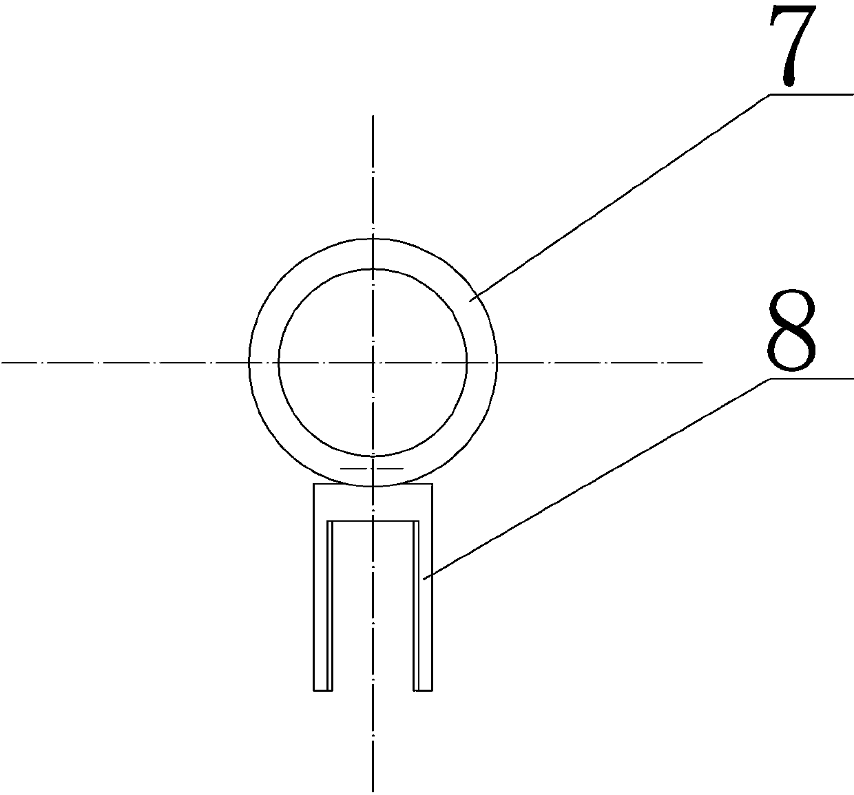 Hoisting device for overhauling jackdrill head of mining trolley and hoisting method