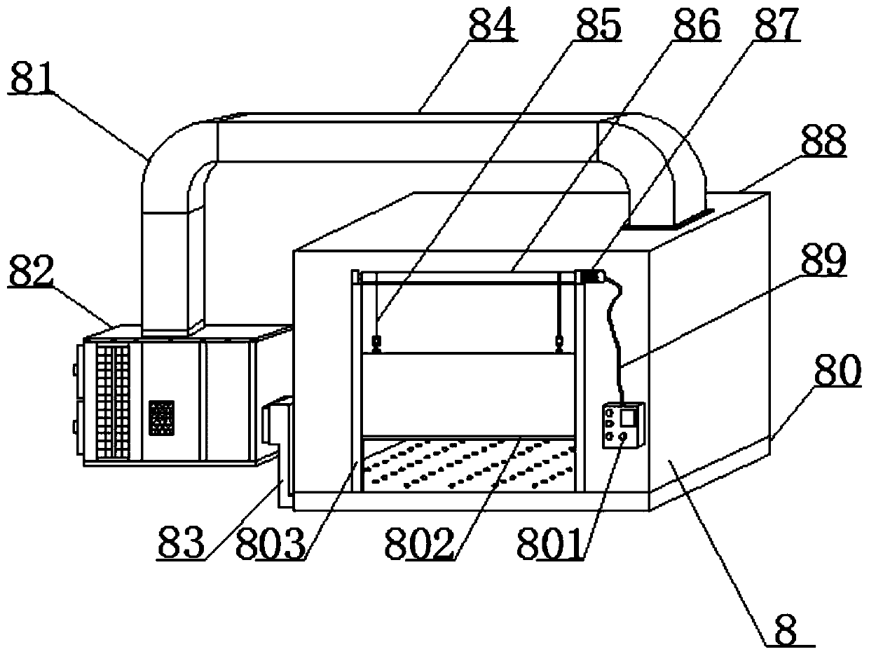 Anti-oxidation treatment production system for anti-oxidation graphite electrode by applying anti-oxidation liquid