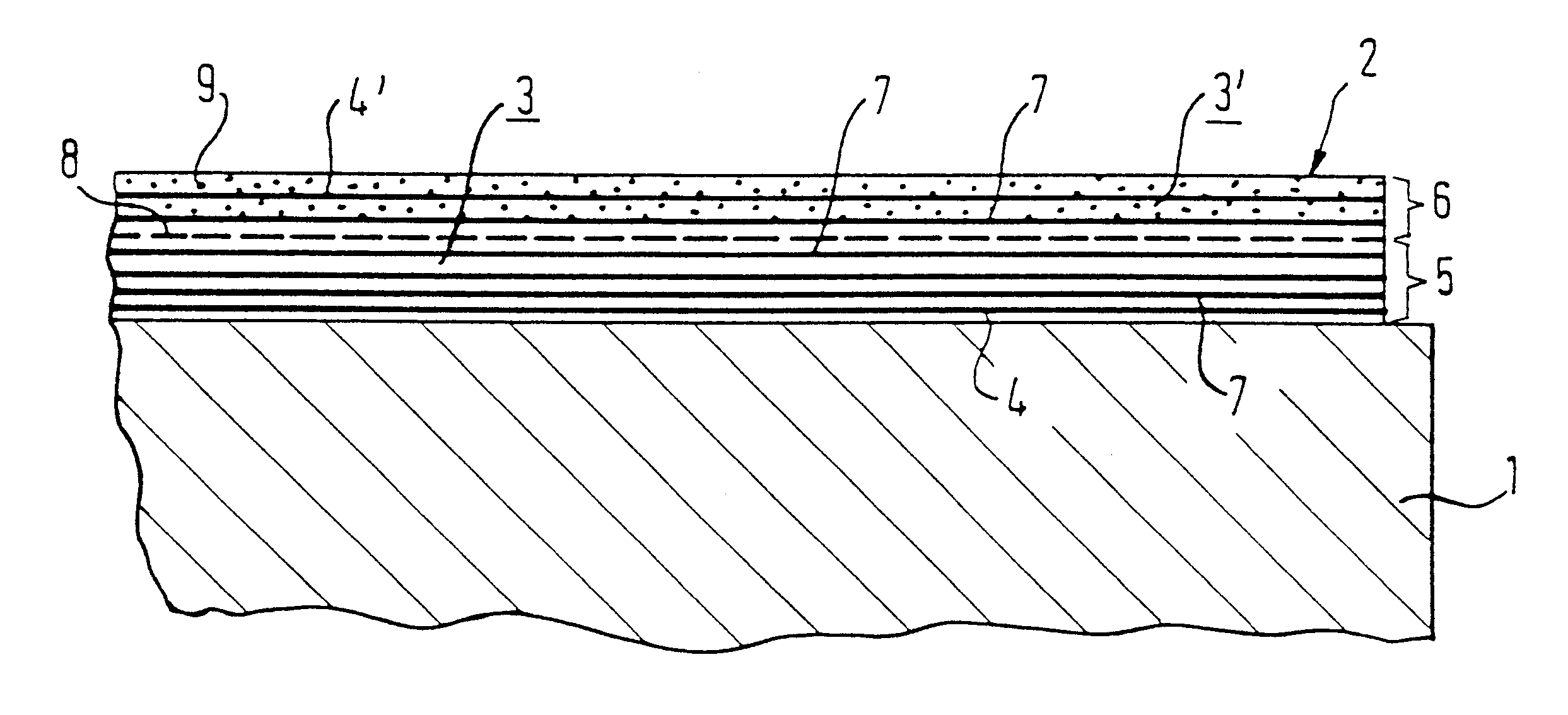 Elastic roll and process of producing the same