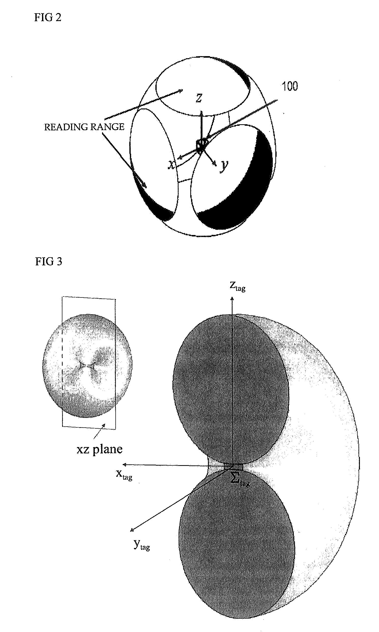 Three-dimensional radio frequency identification tag and environment condition recognition system and method using tag