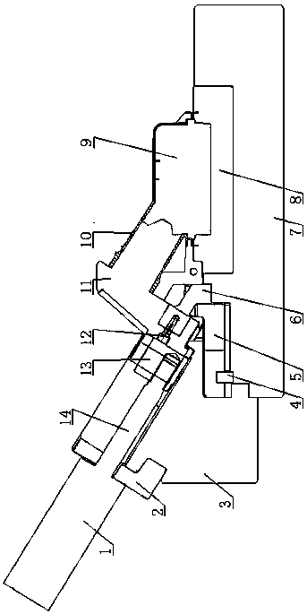 Single-acting double-sided suction demolding structure
