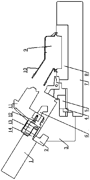 Single-acting double-sided suction demolding structure