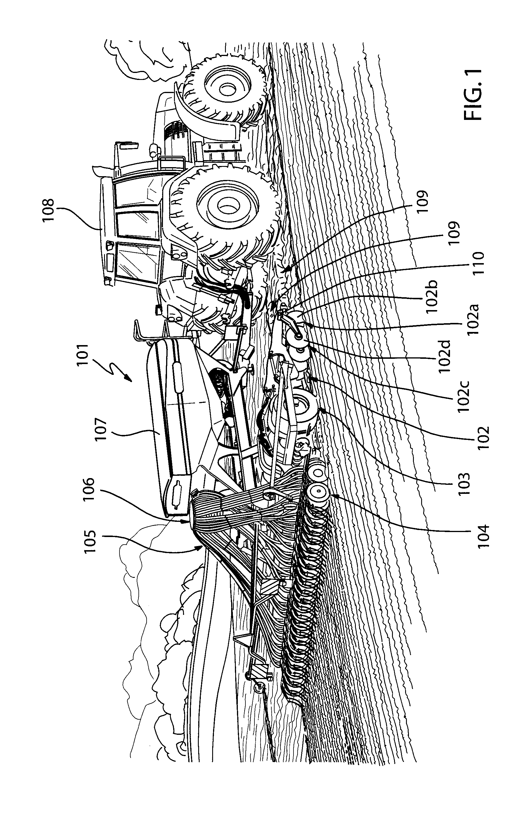 Cultivator with two rows of discs in direction of travel