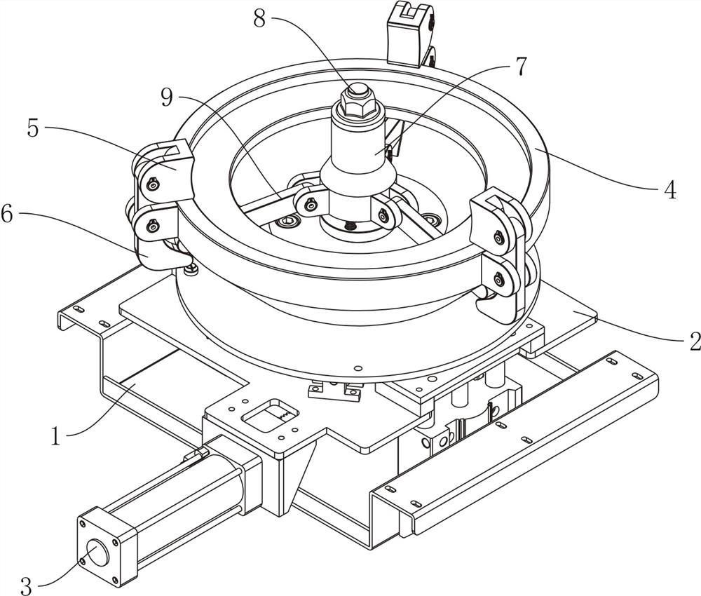 A powerful magnet placement base and its operation method