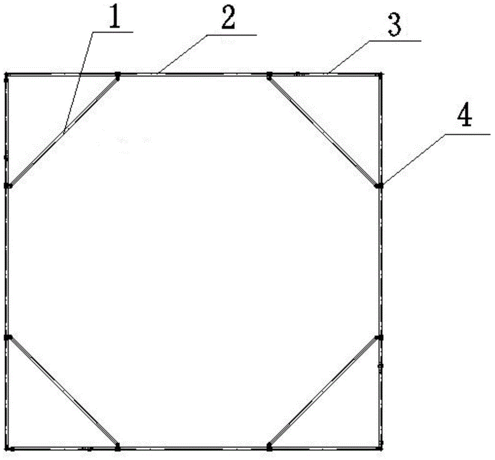 Parachute with pretensioning device