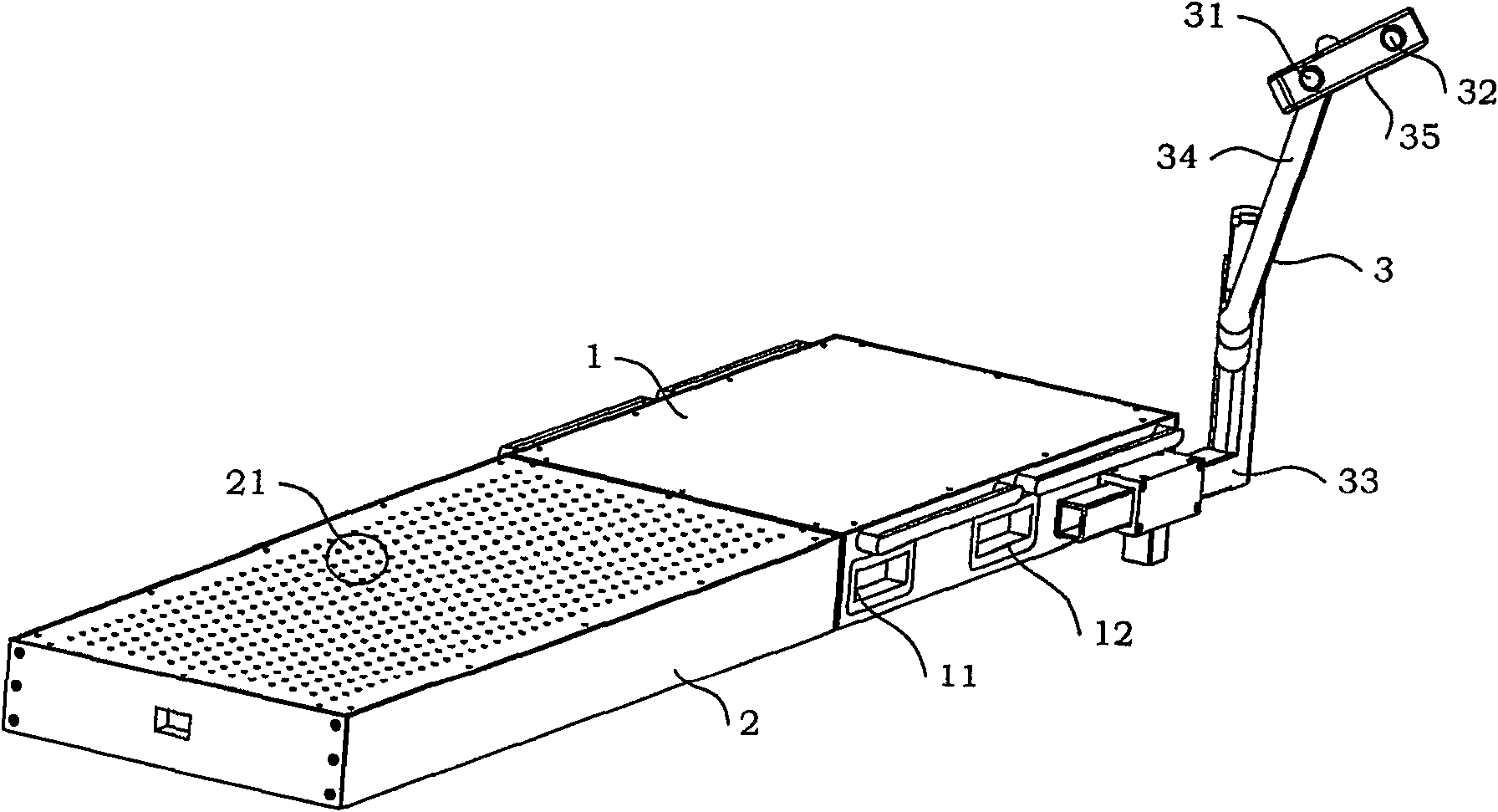 Digital operating bed system with double-plane positioning and double-eyes visual tracting