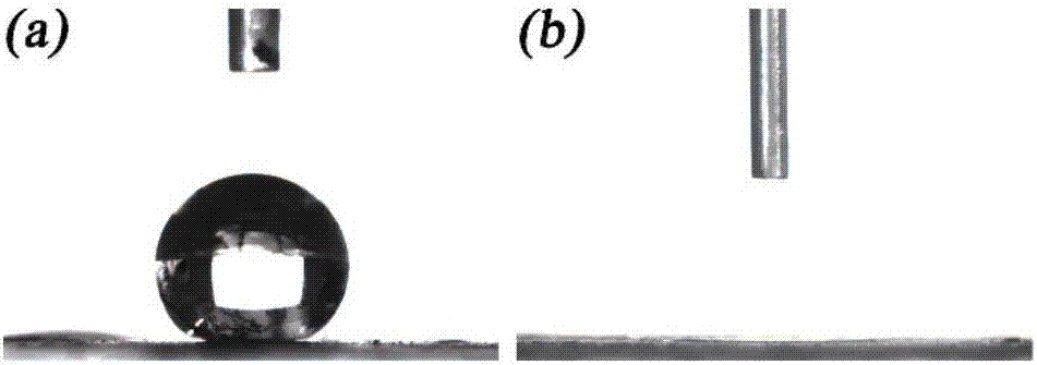 Preparation method of super-hydrophobic powder based on flower-shaped iron-containing manganese dioxide and capable of being simultaneously used for emulsion separation and dye adsorption