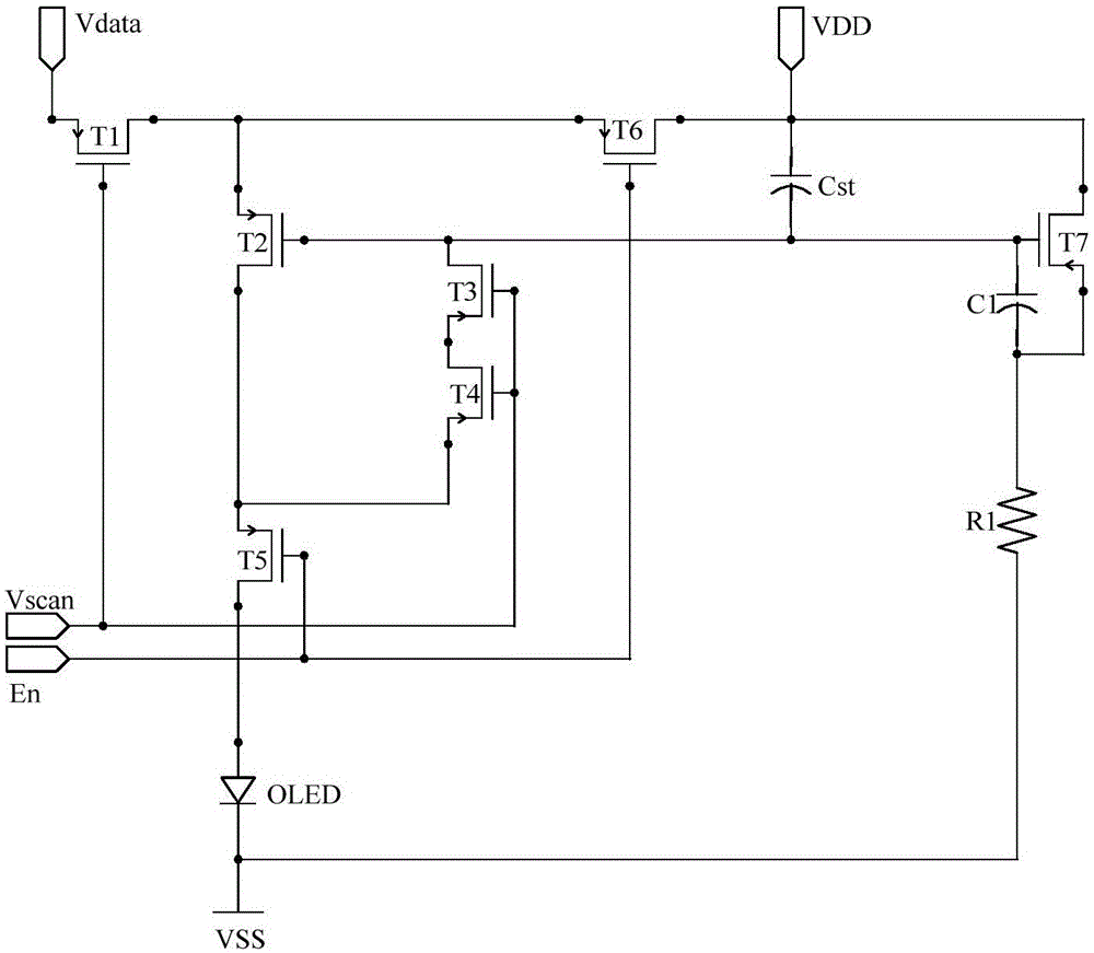 Pixel unit driving circuit and display device