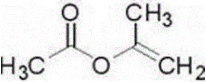 Energy-saving efficient isopropenyl acetate synthesis method