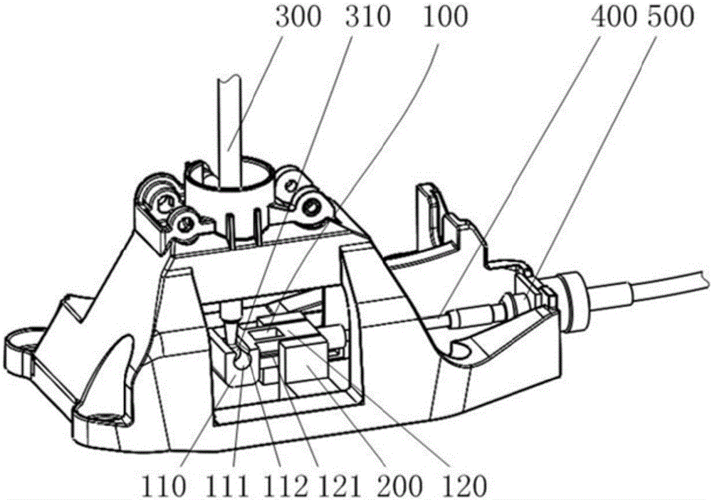 Gear shifting wire drawing joint assembly and wire drawing assembly