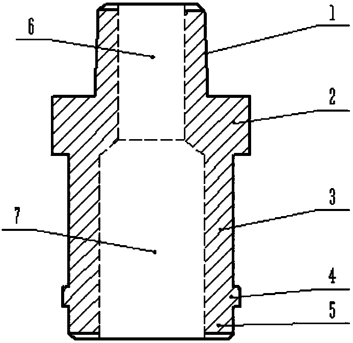 Cold-heading-formed blank of pipeline joint