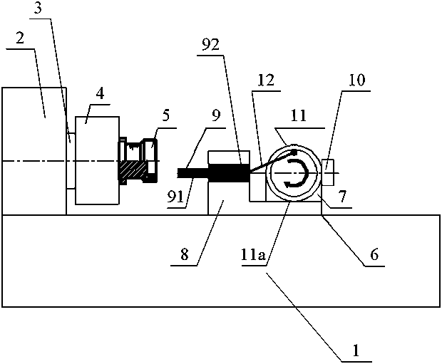 Special-shaped key groove high-speed machining platform and machining method thereof