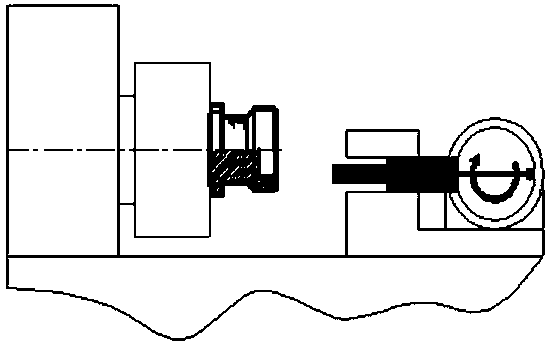 Special-shaped key groove high-speed machining platform and machining method thereof