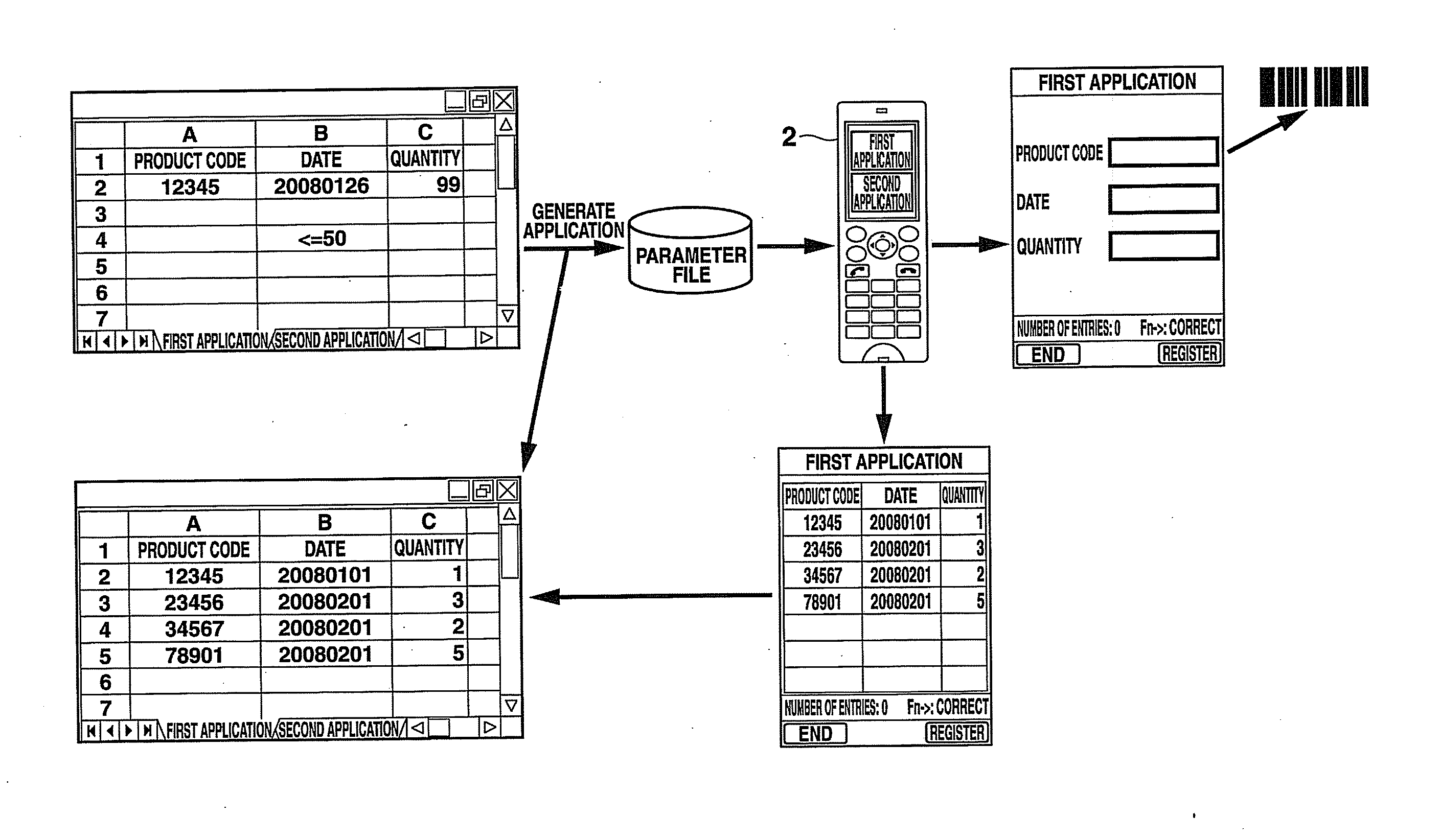 Application generation apparatus, application generation method, and computer-readable recording medium
