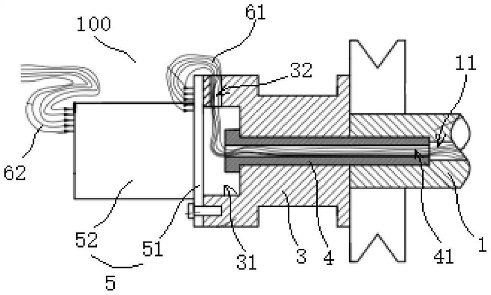 Crankshaft stress testing device