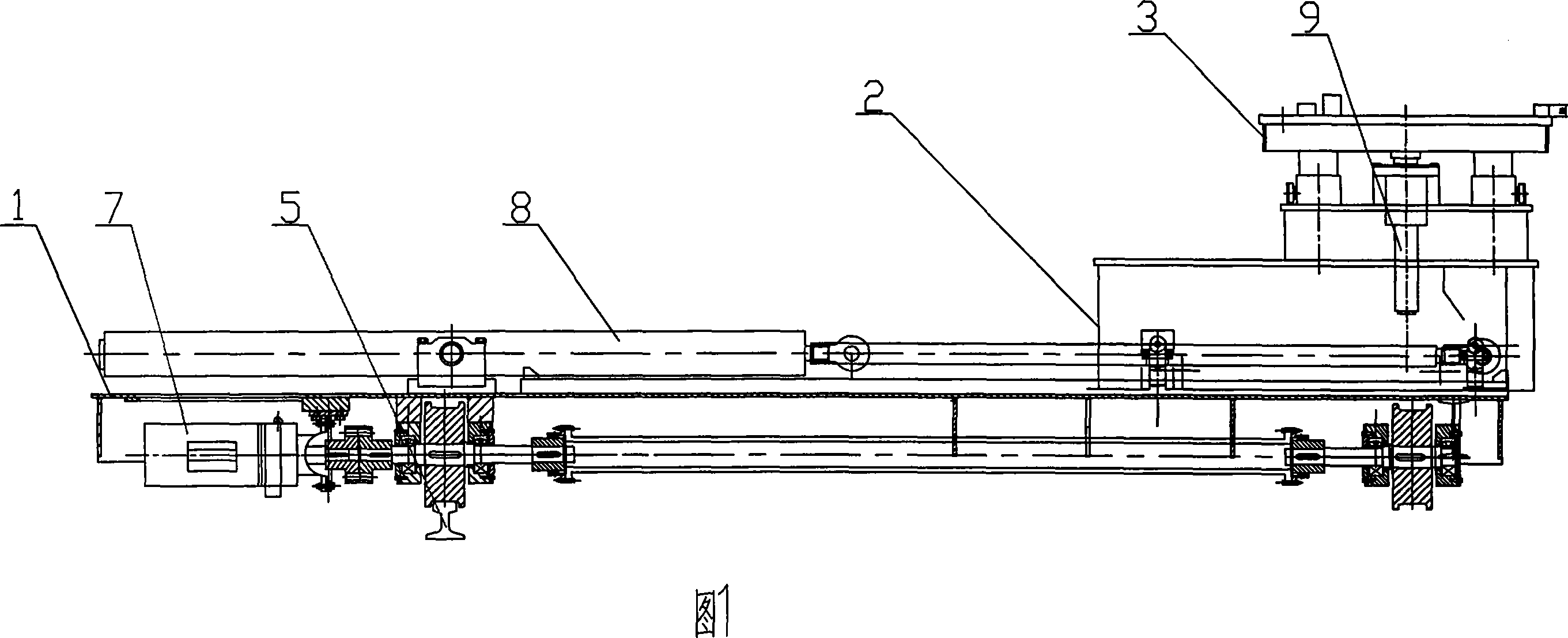 Machine for reassembling bearing seat of working roll with positioning function, and guarding against turning over measure