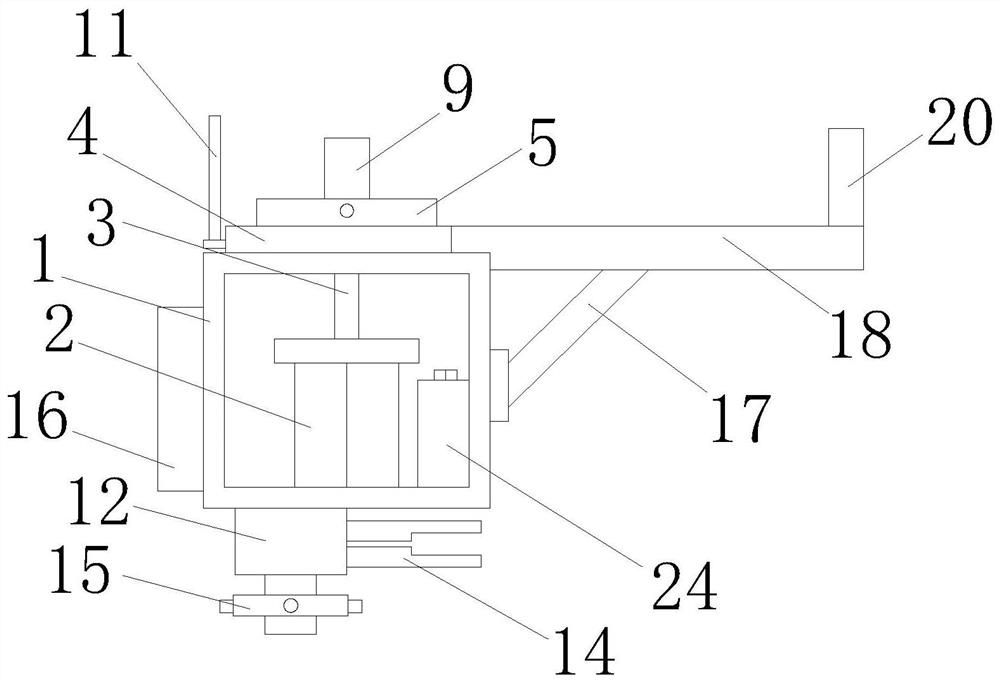Steel bar bending device for building construction