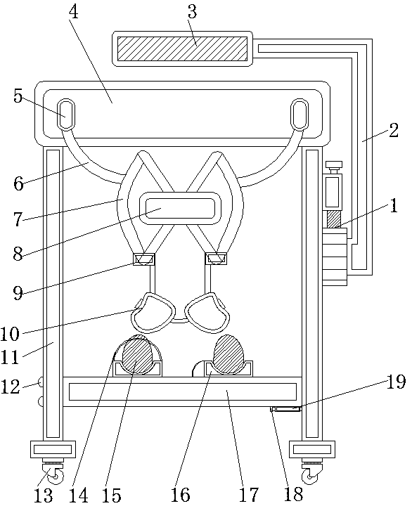 Rehabilitation equipment for improving gait of patient