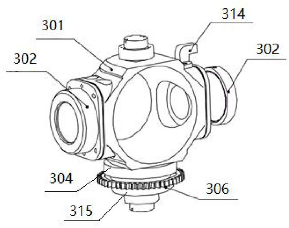 Rotating hub type automatic focusing lens