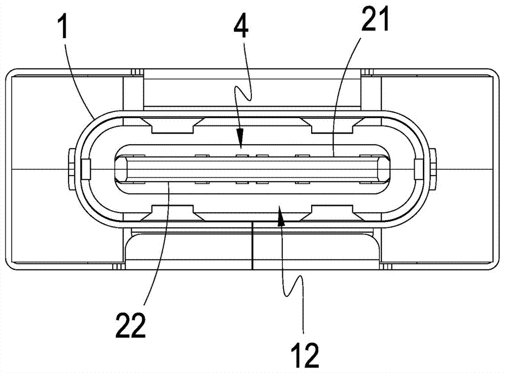 Connector adapting structure