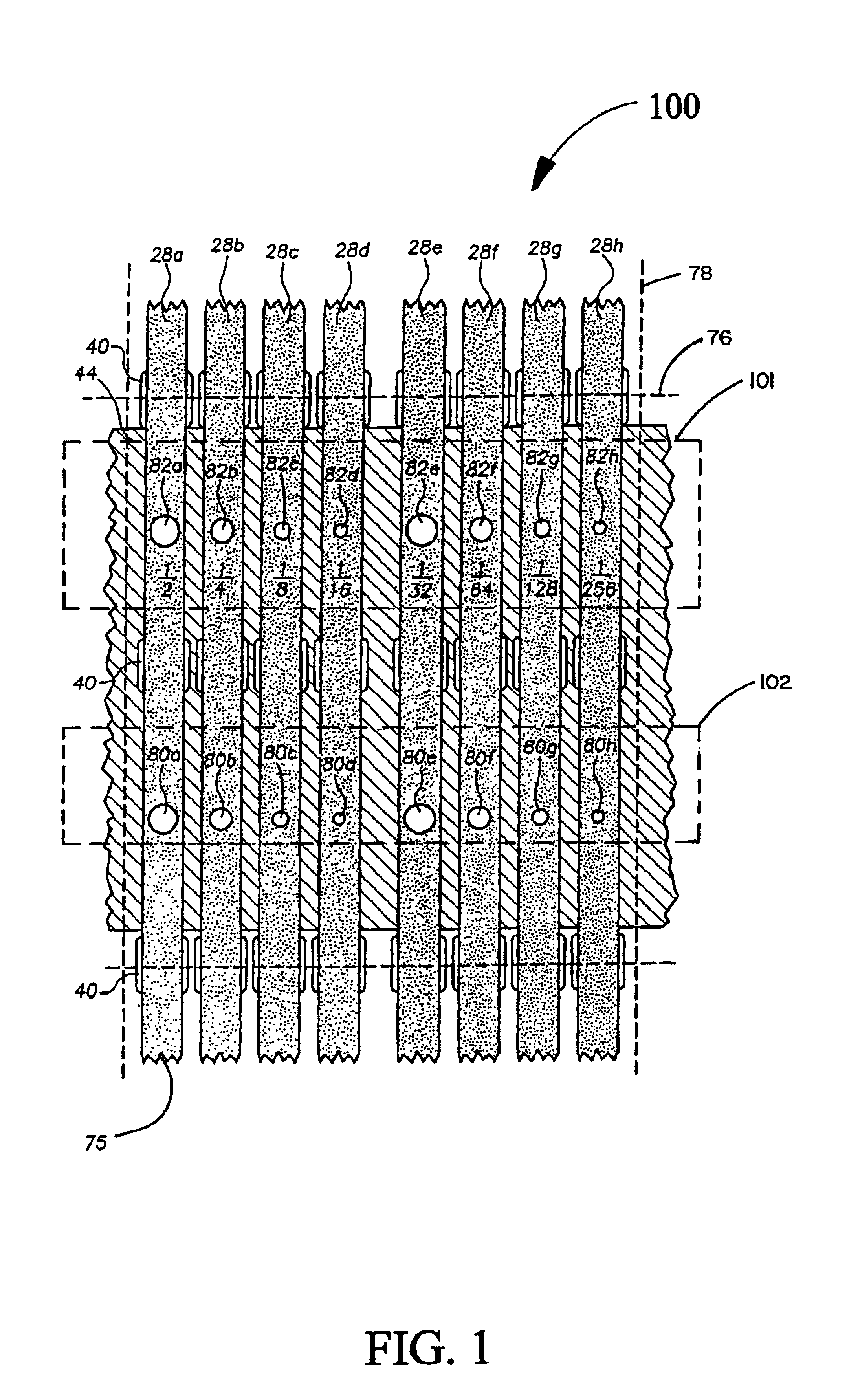Method and apparatus for reducing driver count and power consumption in micromechanical flat panel displays