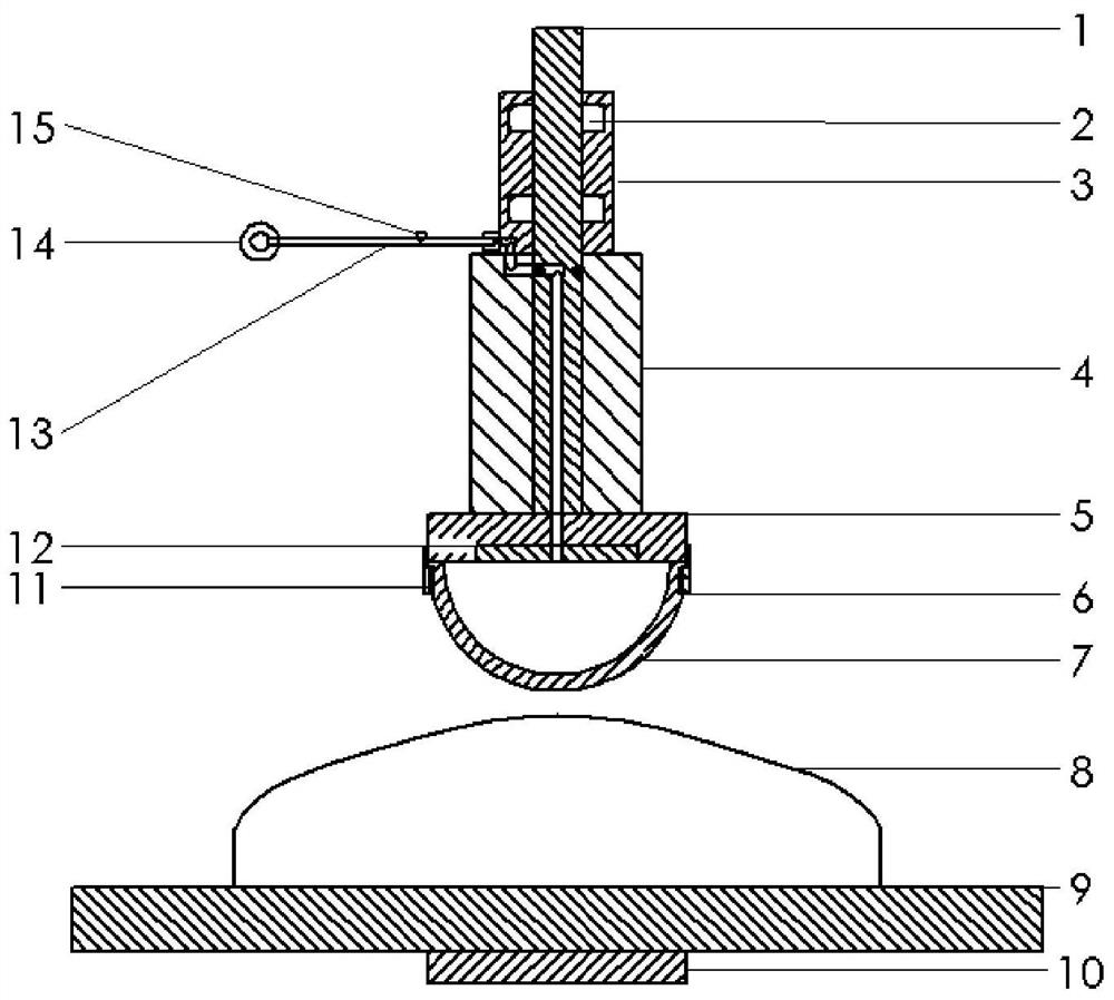 Magnetorheological elastomer variable-rigidity air bag polishing device and method