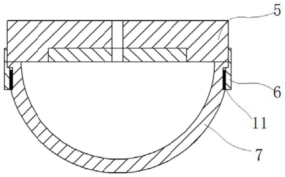 Magnetorheological elastomer variable-rigidity air bag polishing device and method