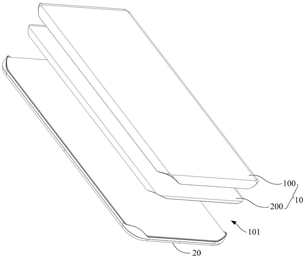 Electronic equipment, display screen assembly and display screen cover plate