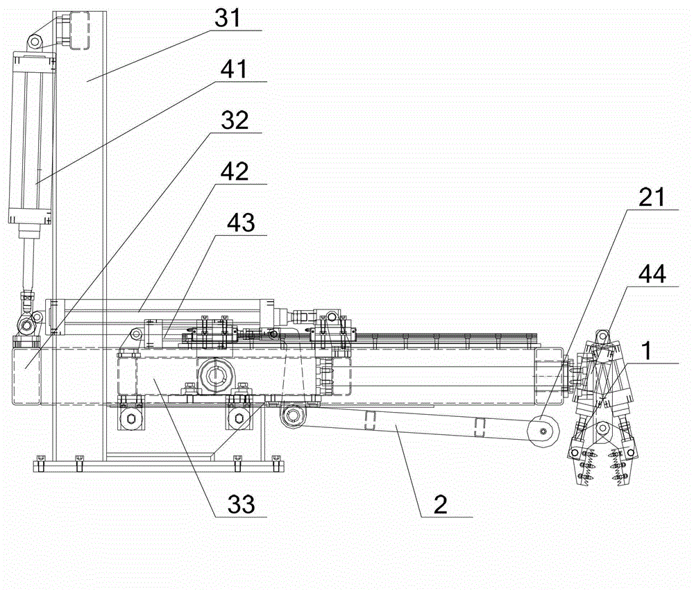 Rubber sheet grabbing device for cooling line
