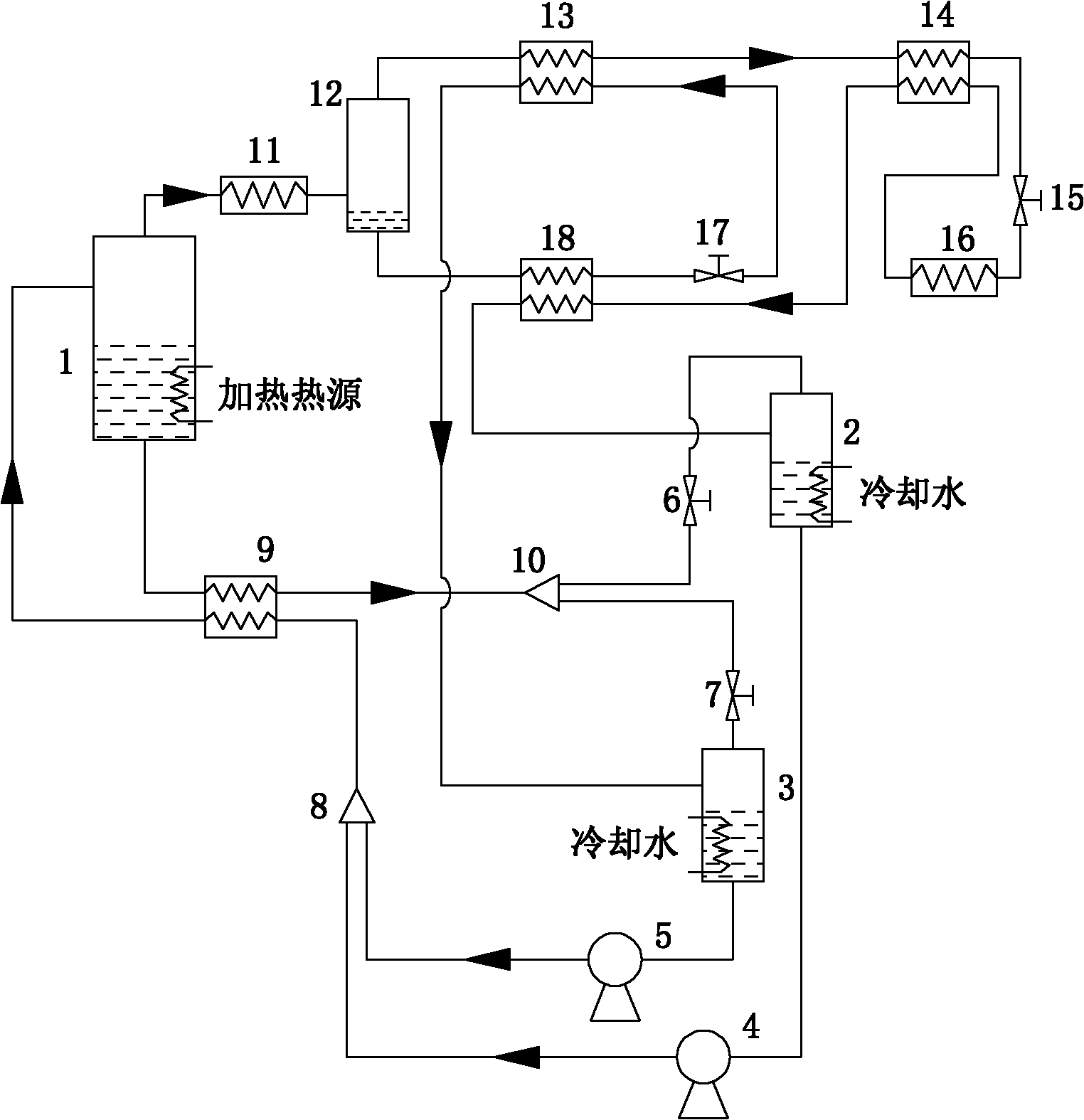 Low-temperature refrigerator with double-absorber