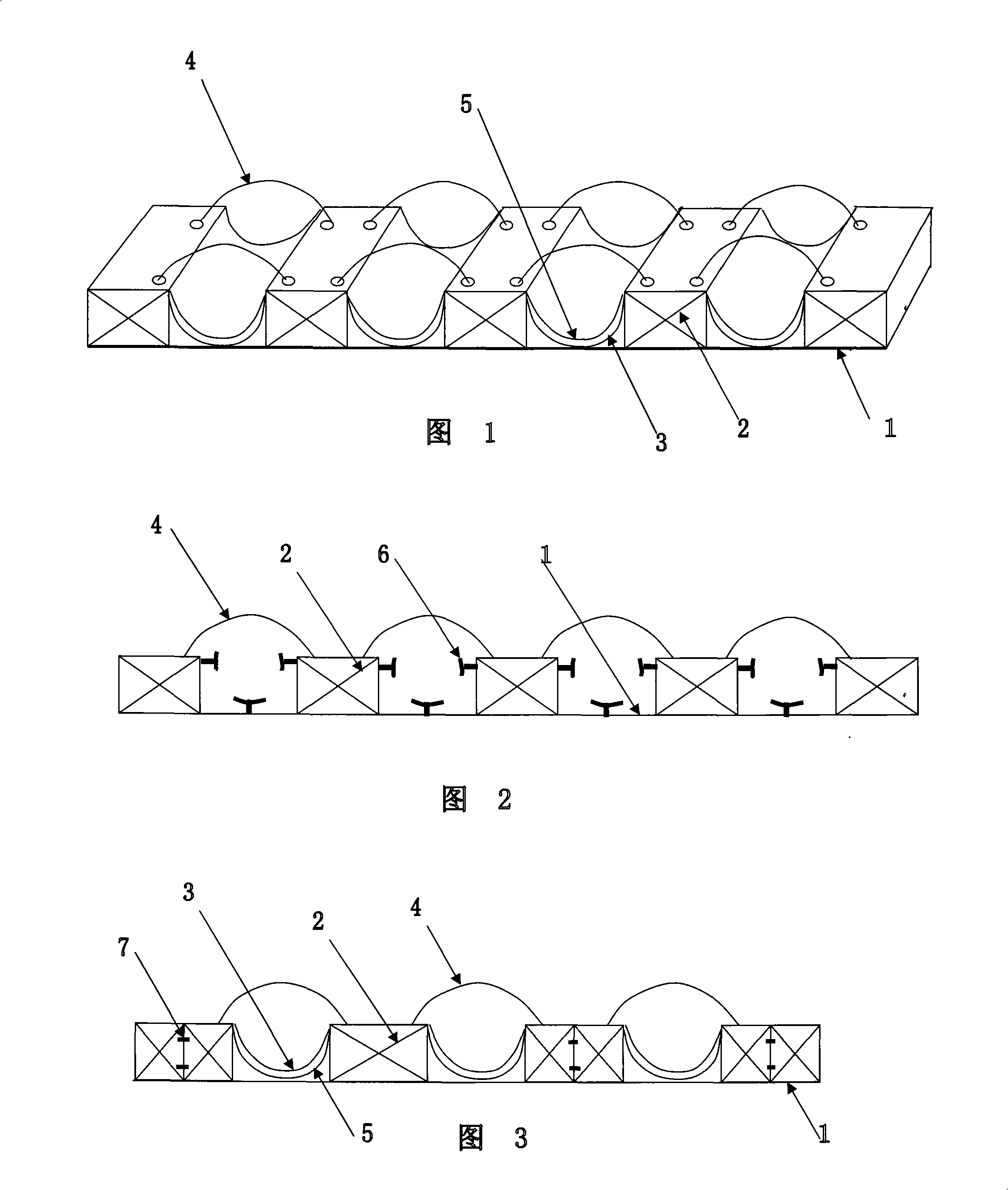 Concave type roll bending transportation carrier